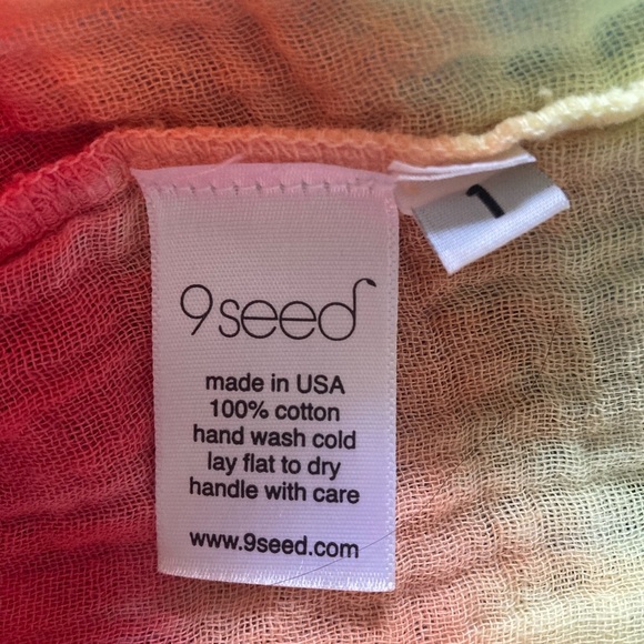 9 Seed Marrakesh Prism Tie Dye Top Pullover Shirt - Picture 6 of 7